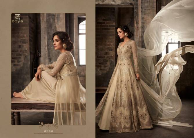 Latest New Designer Party Wear and For Wedding Anarkali Suit Collesction With Heavy Embroidered Work On Butter Fly Net With Bordered Dupatta and Banglory Satin Blouse